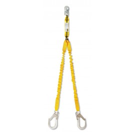 Cinta Elástica en "Y" STEEL FLEX con absorbedor y mosquetones.