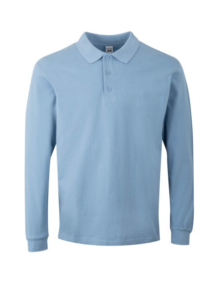 Polo Manga Larga HOBART PL200UC | Unisex y Resistente | Más Protección Laboral