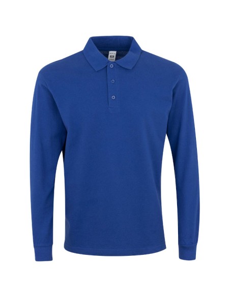 Polo Manga Larga HOBART PL200UC | Unisex y Resistente | Más Protección Laboral
