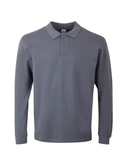 Polo Manga Larga HOBART PL200UC | Unisex y Resistente | Más Protección Laboral