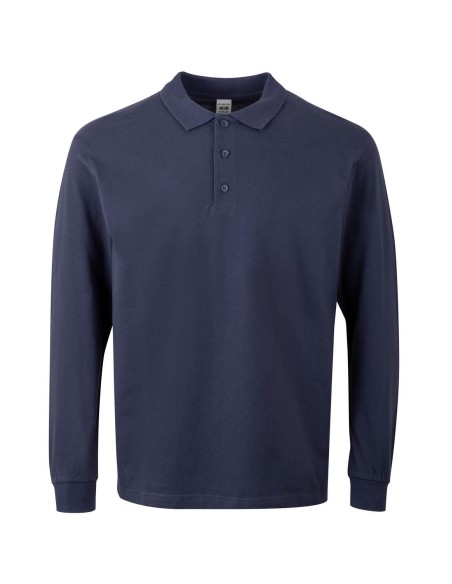 Polo Manga Larga HOBART PL200UC | Unisex y Resistente | Más Protección Laboral