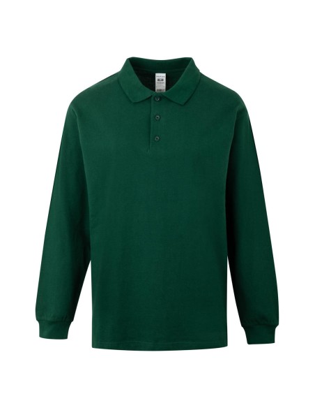 Polo Manga Larga HOBART PL200UC | Unisex y Resistente | Más Protección Laboral