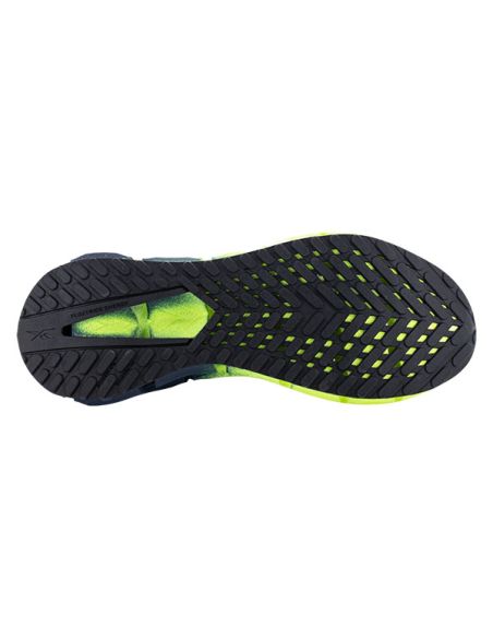 Detalle de suela Floatride en Zig y empeine textil en zapatilla Reebok IB3032