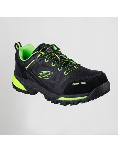 Zapatilla de seguridad para hombre Skechers Elgi SK200188EC S3L FO VERDE