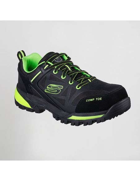 Zapatilla de seguridad para hombre Skechers Elgi SK200188EC S3L FO VERDE