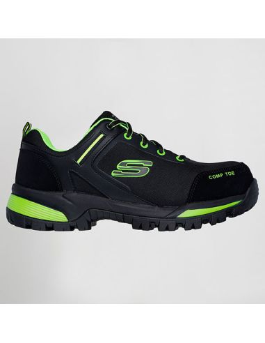 Zapatilla de seguridad para hombre Skechers Elgi SK200188EC S3L FO VERDE