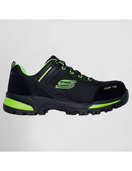 Zapatilla de seguridad para hombre Skechers Elgi SK200188EC S3L FO VERDE