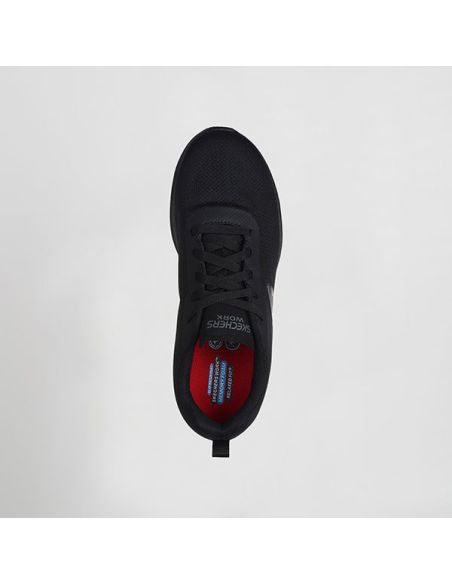 Detalle de suela antideslizante y horma Relaxed Fit en calzado Skechers Daxtin