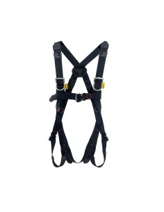 Arnes anticaidas Accesus A40BC BLACK con cierres automaticos norma EN 361