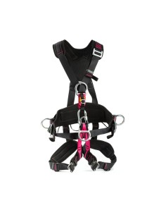 Arnes de suspension Accesus A70B gama BLACK con cinturon de posicionamiento