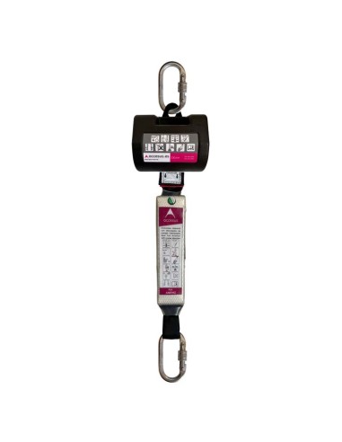 Anticaidas retractil 2.5 METROS Accesus ANRH2 de correa con absorbedor norma EN 360
