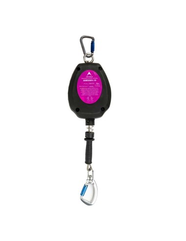 Anticaidas retractil de cable Accesus ANR200V-10 de 10 metros norma EN 360
