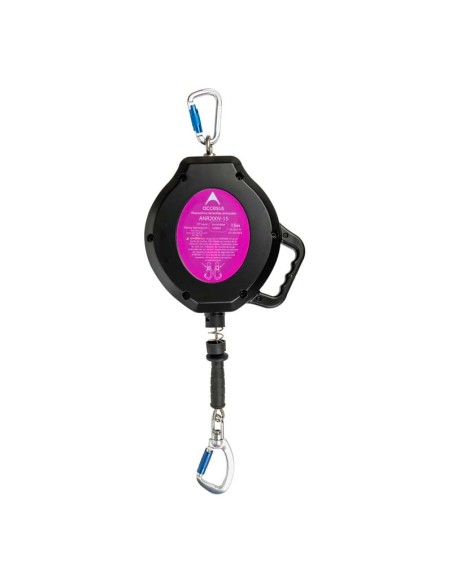 Anticaidas retractil de cable Accesus ANR200V-15 de 15 metros norma EN 360