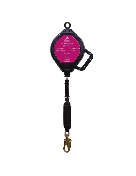 Anticaidas retractil de cable Accesus ANR250HV-06B horizontal y vertical norma EN 360