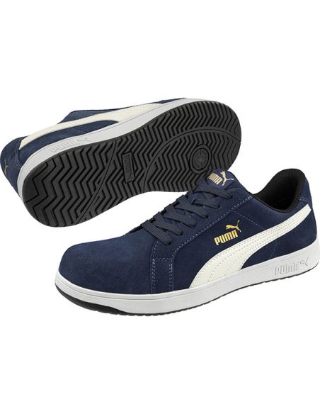 PUMA ICONIC SUEDE LOW S1PL AZUL