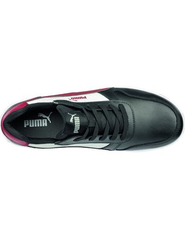 PUMA FRONTCOURT LOW S3L NEGRO/BLANCO