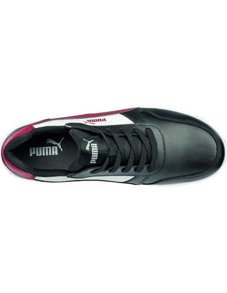 PUMA FRONTCOURT LOW S3L NEGRO/BLANCO