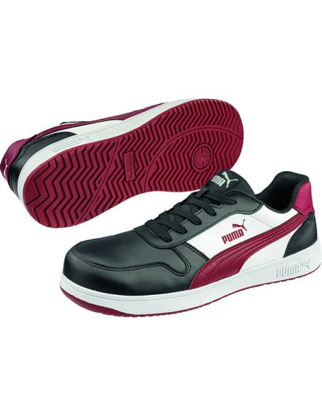 PUMA FRONTCOURT LOW S3L NEGRO/BLANCO