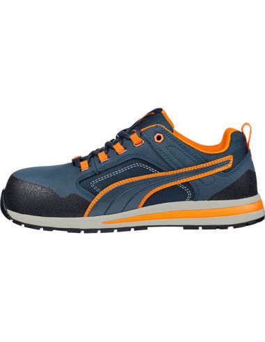 PUMA CROSSTWIST LOW S3 HRO AZUL/NARANJA