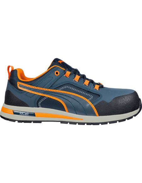 PUMA CROSSTWIST LOW S3 HRO AZUL/NARANJA