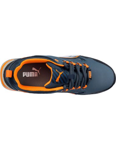 PUMA CROSSTWIST LOW S3 HRO AZUL/NARANJA