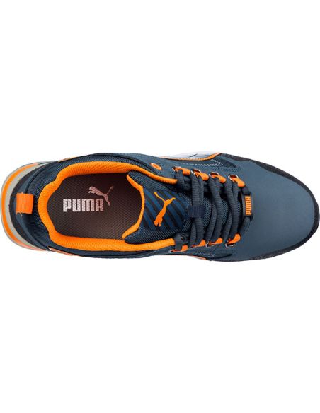 PUMA CROSSTWIST LOW S3 HRO AZUL/NARANJA