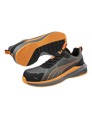 PUMA SLIDE GREY/NARANJA LOW S1PS