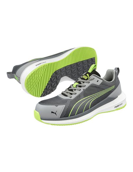 PUMA SLIDE GREY/VERDE LOW S1PS