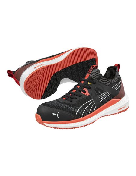 PUMA TURBO BK/RD LOW S1PS NEGRO/ROJO
