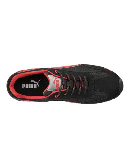 PUMA MADRID LOW S1PL FO SR NEGRO/ROJO