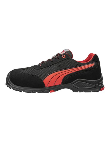 PUMA MADRID LOW S1PL FO SR NEGRO/ROJO
