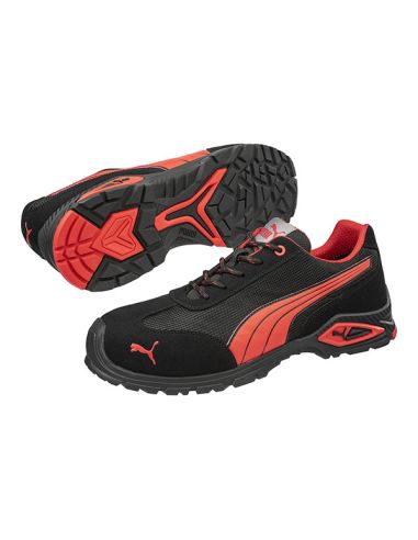 PUMA MADRID LOW S1PL FO SR NEGRO/ROJO