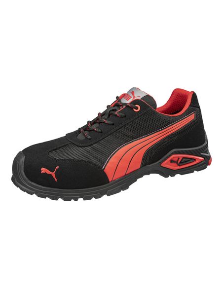 PUMA MADRID LOW S1PL FO SR NEGRO/ROJO