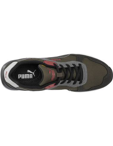 PUMA FRONTSIDE LOW S1P MARRON/VERDE