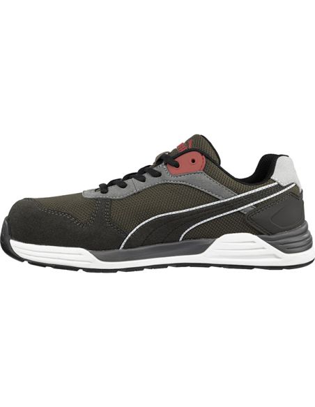 PUMA FRONTSIDE LOW S1P MARRON/VERDE