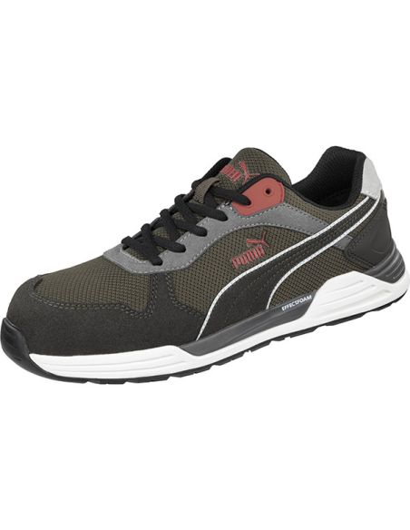 PUMA FRONTSIDE LOW S1P MARRON/VERDE
