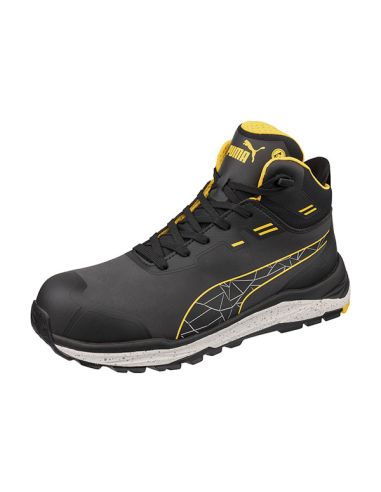 PUMA XPLORE ANTHRACITE/YELLOW MID S3S ESD FO HRO SR