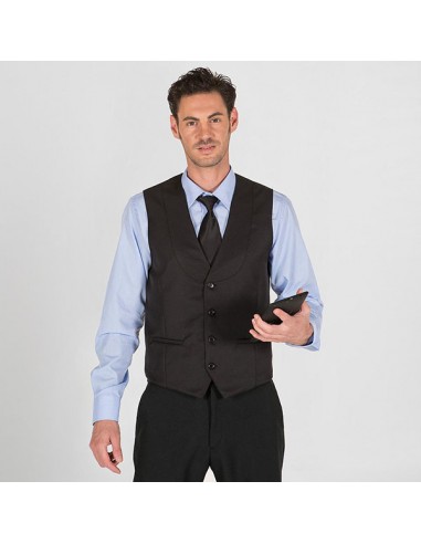 CHALECO CAMARERO UNISEX NEGRO GARYS 990000