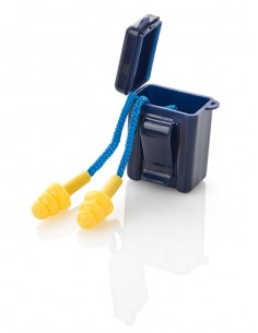 Tapón auditivo silicona reutilizable con cordón. FIT EAR...