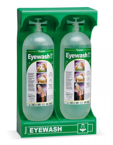 Estación de dos botellas de un litro. Tobin Eyewash. 2388L127SIN