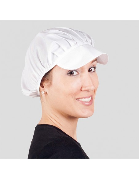 GORRA MUJER POPELIN BLANCA (PAQ. 10 UNID) GARYS 420000