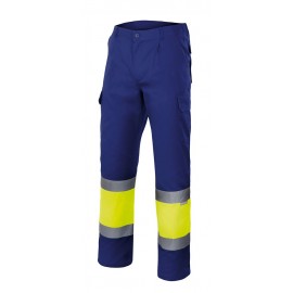 PANTALON DE ALTA VISIBILIDAD COMBINADO CON FORRO INTERIOR PARA FRIO VELILLA 156.