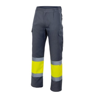 PANTALON DE ALTA VISIBILIDAD COMBINADO CON FORRO INTERIOR PARA FRIO VELILLA 156. 2