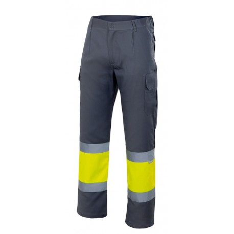 PANTALON DE ALTA VISIBILIDAD COMBINADO CON FORRO INTERIOR PARA FRIO VELILLA 156.
