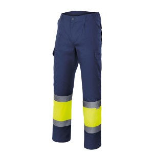 PANTALON DE ALTA VISIBILIDAD COMBINADO CON FORRO INTERIOR PARA FRIO VELILLA 156. 2