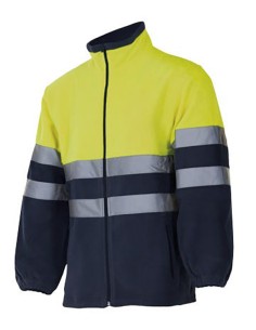 CHAQUETA POLAR BICOLOR AV VELILLA 301503 2