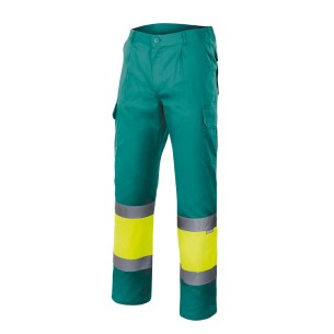 PANTALON DE ALTA VISIBILIDAD COMBINADO CON FORRO INTERIOR PARA FRIO VELILLA 156. 2