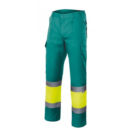 PANTALON DE ALTA VISIBILIDAD COMBINADO CON FORRO INTERIOR PARA FRIO VELILLA 156.