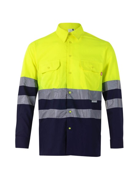 CAMISA BICOLOR ML AV VELILLA 144