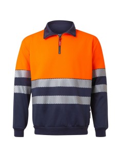 SUDADERA BICOLOR CREMALLERA RS VELILLA 305703